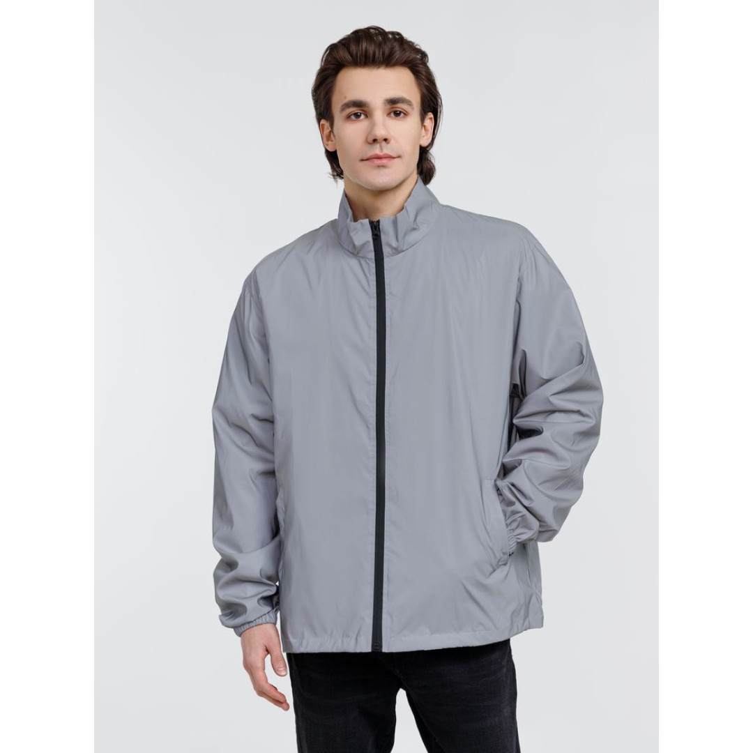 Ветровка Manifest 2.0 из светоотражающей ткани, серая, размер XS/S