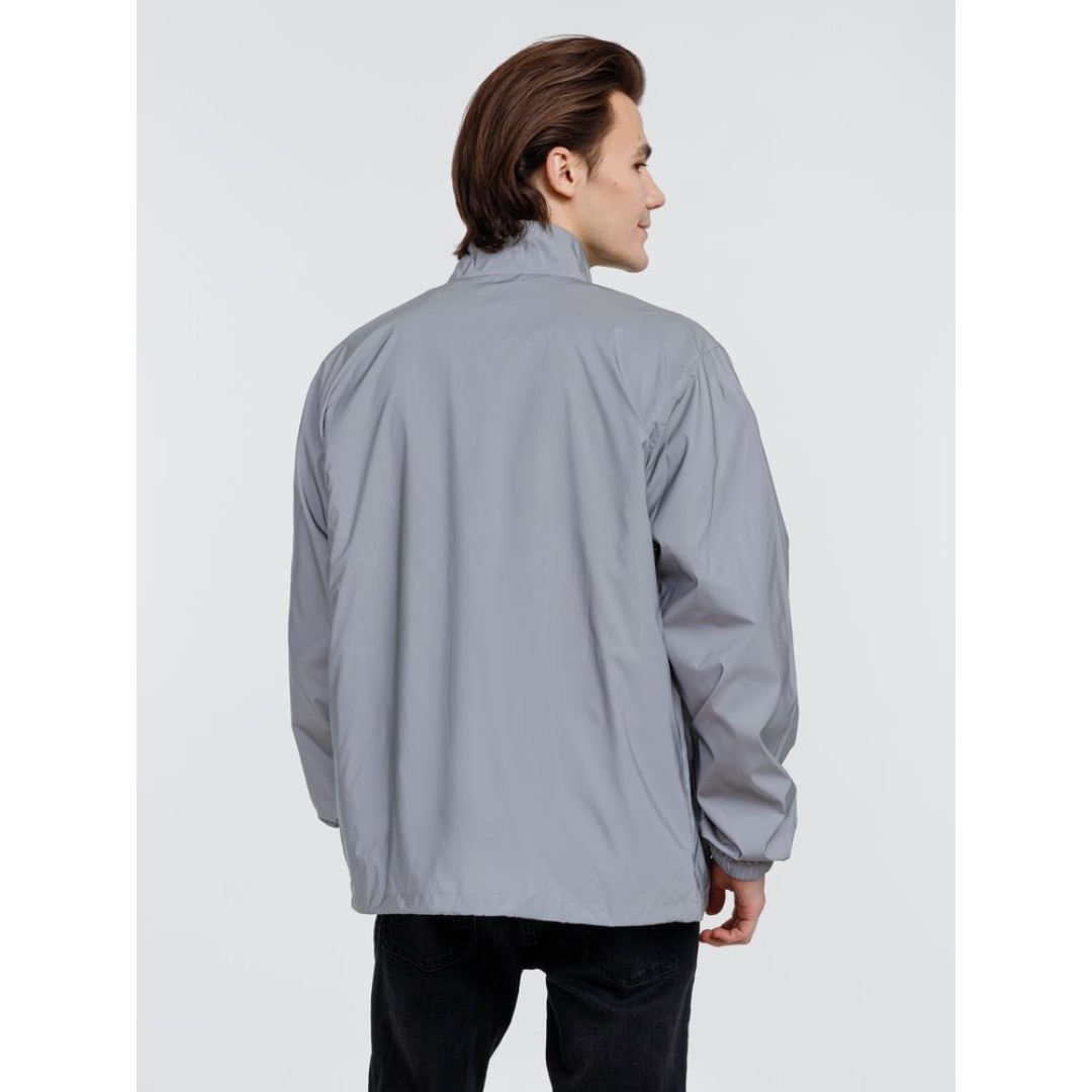 Ветровка Manifest 2.0 из светоотражающей ткани, серая, размер XS/S