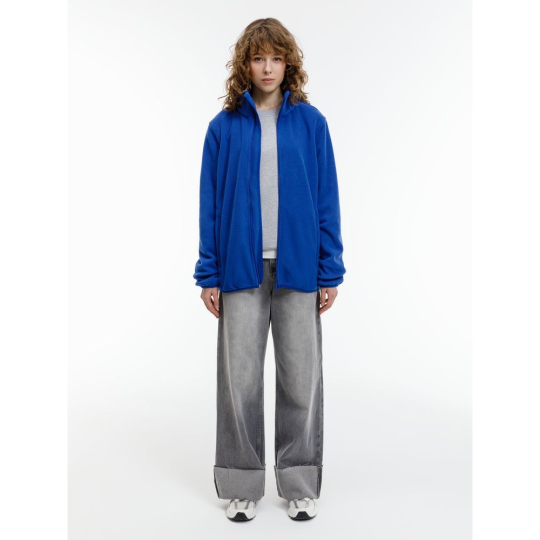 Куртка флисовая унисекс Nesse, синяя