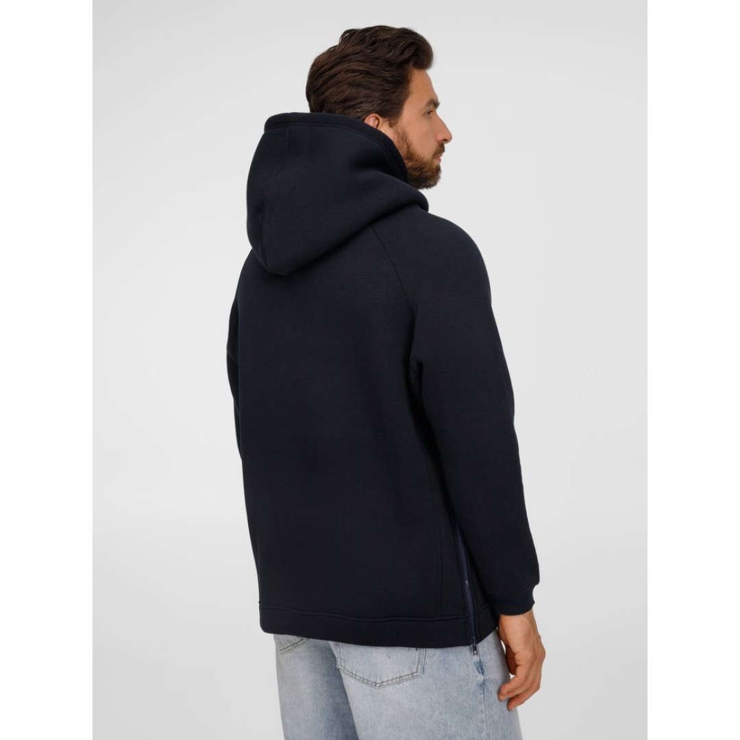 Худи унисекс оверсайз Easy Street, темно-синее, размер XS/S