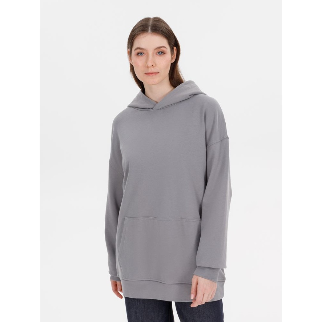 Худи оверсайз унисекс Outshine, серое, размер XS/S