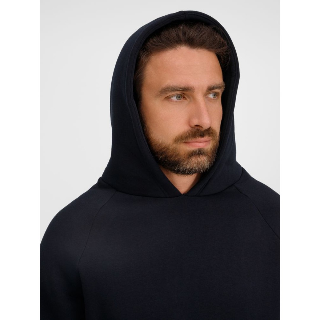 Худи унисекс оверсайз Easy Street, темно-синее, размер XS/S