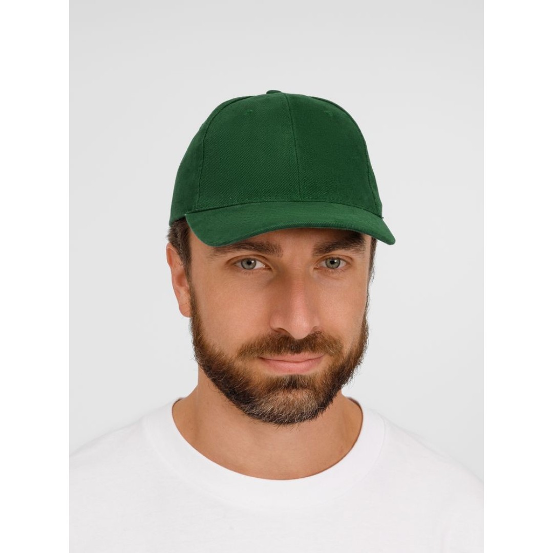 Бейсболка Buffalo, темно-зеленая
