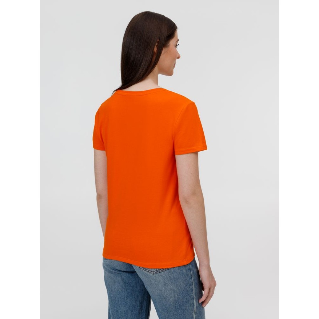 Футболка женская E190 оранжевая