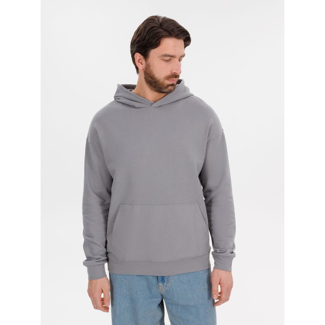 Худи оверсайз унисекс Outshine, серое, размер XS/S