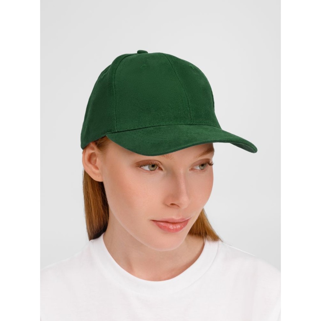 Бейсболка Buffalo, темно-зеленая