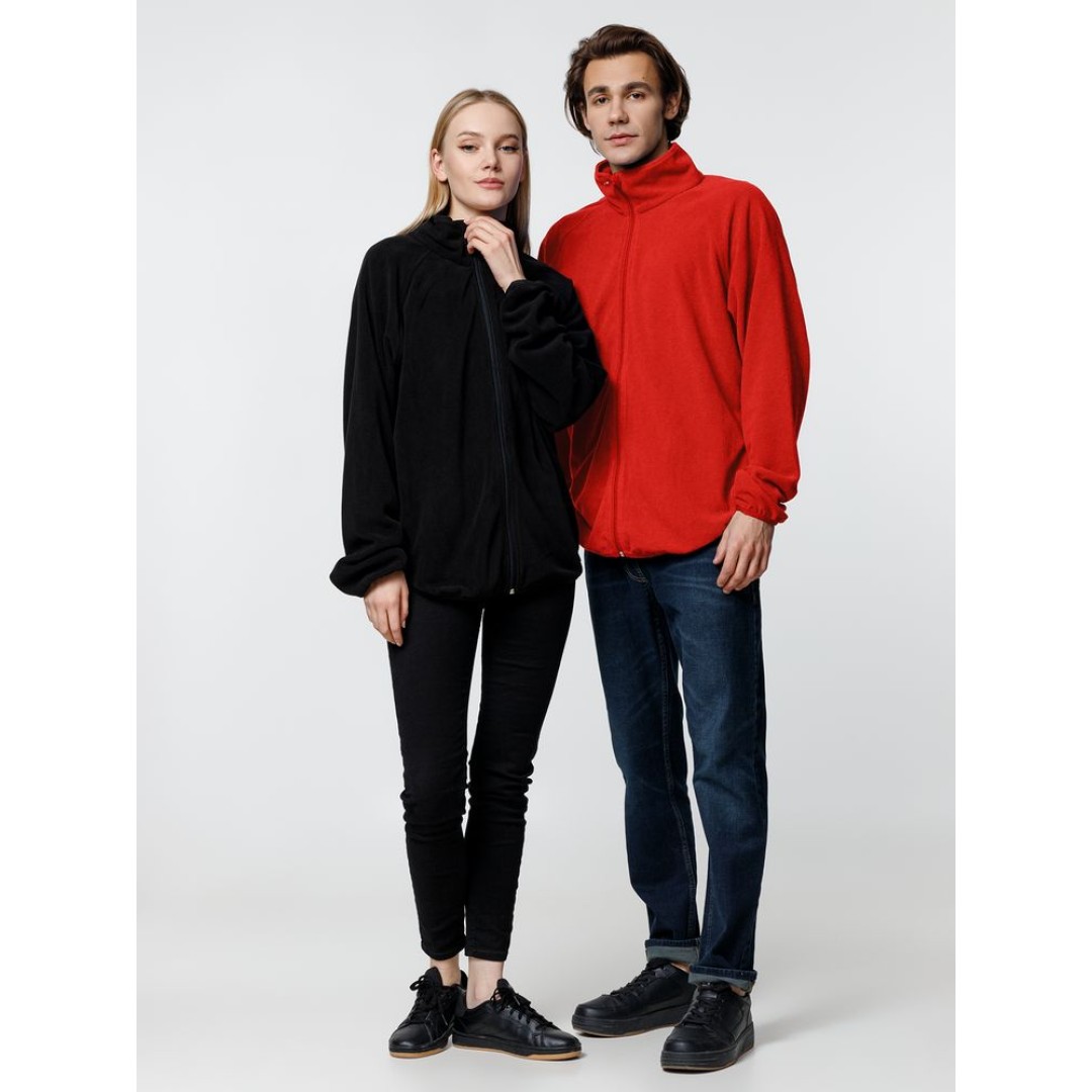 Куртка флисовая унисекс Fliska, красная