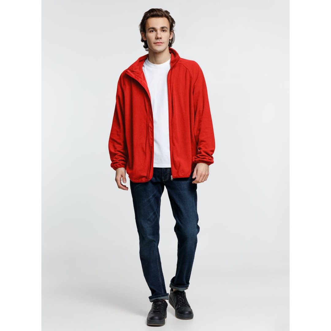 Куртка флисовая унисекс Fliska, красная