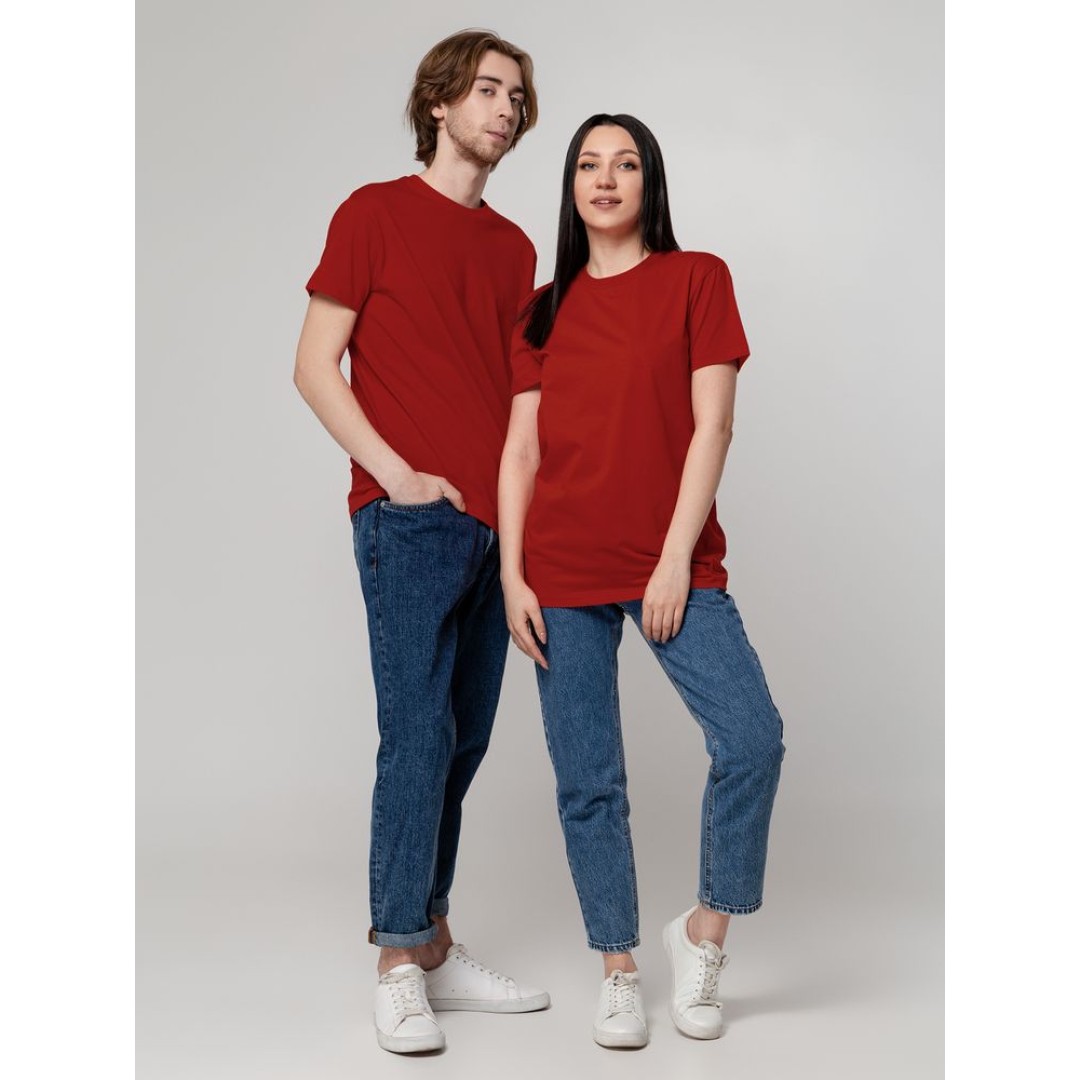 Футболка темно-красная «T-Bolka 160», S