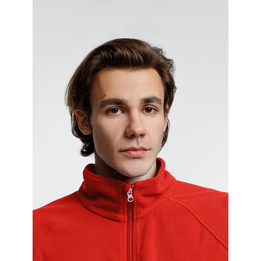 Куртка флисовая унисекс Fliska, красная