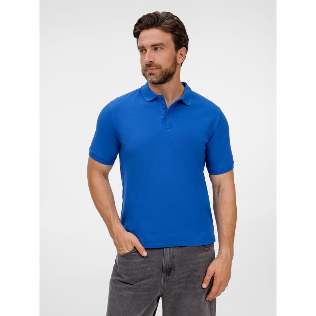 Рубашка поло унисекс Upswing, ярко-синяя, размер M