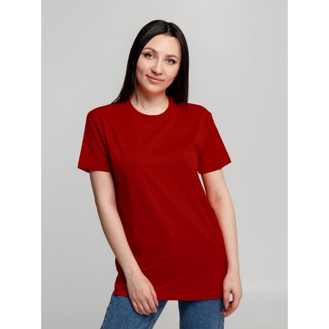 Футболка темно-красная «T-Bolka 160», S