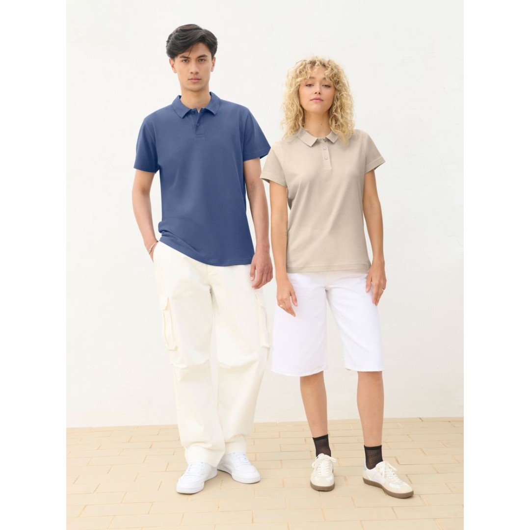 Рубашка поло женская Pulse Women, бежевая (льняная), размер M