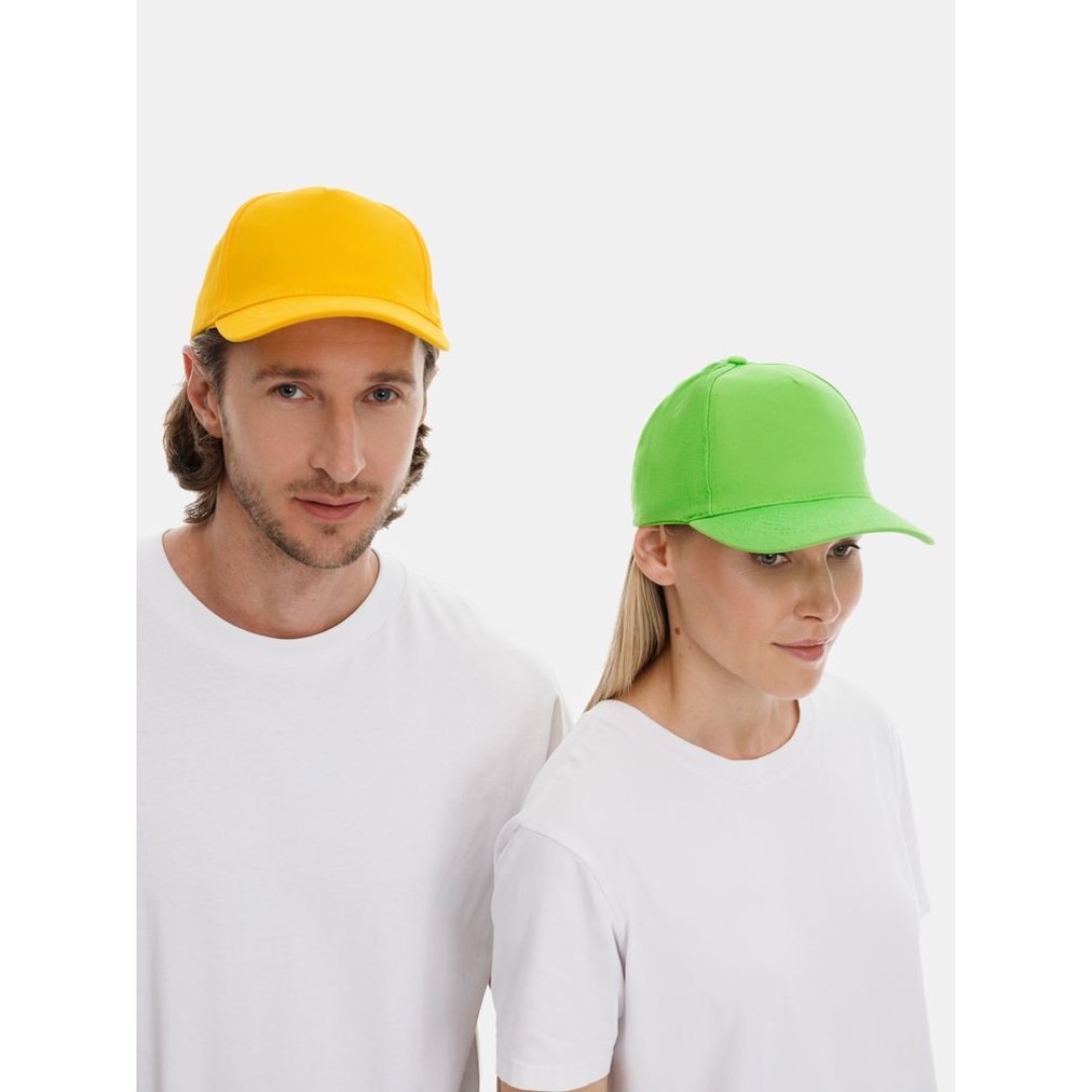 Бейсболка Long Beach, желтая