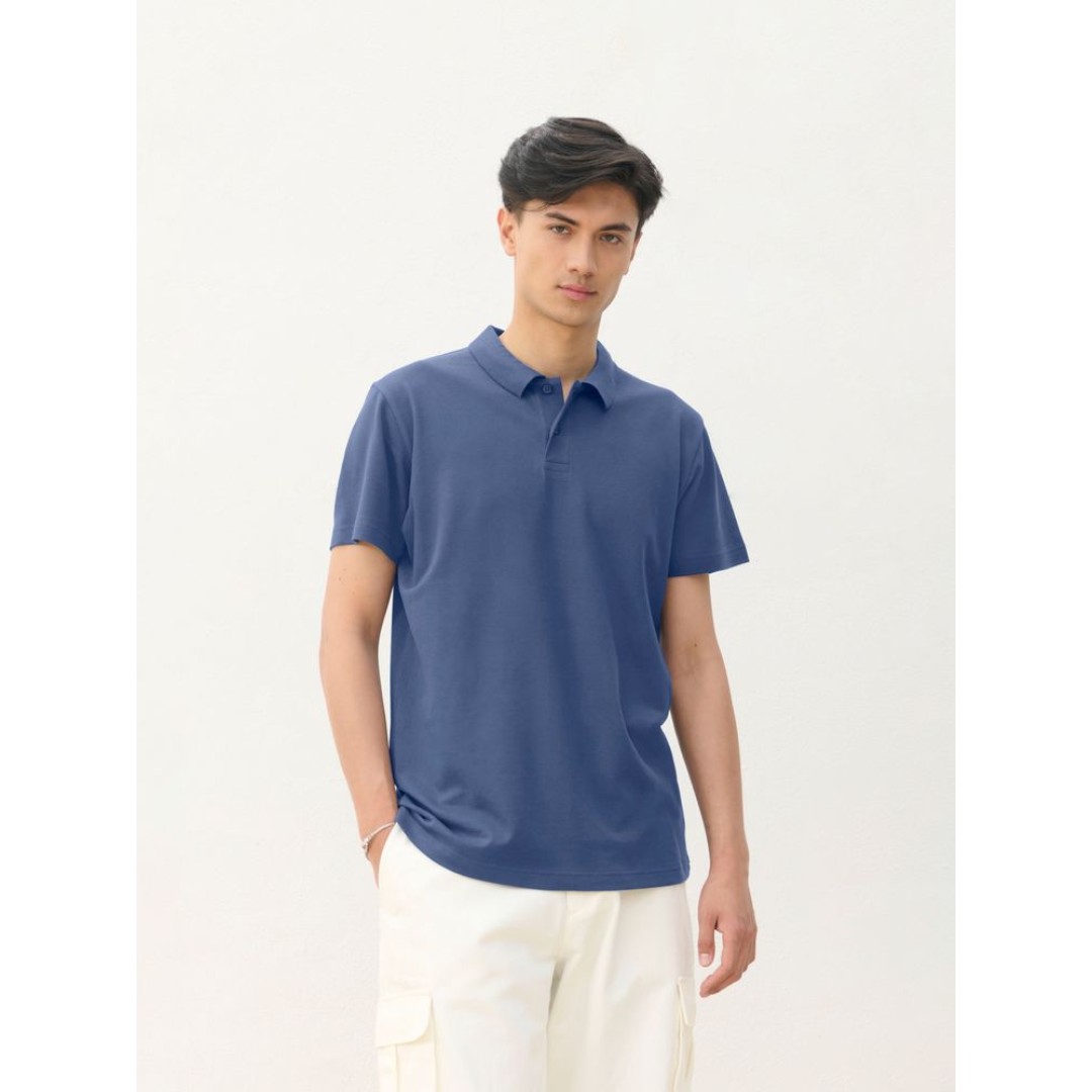 Рубашка поло унисекс Pulse, бежевая (льняная), размер L