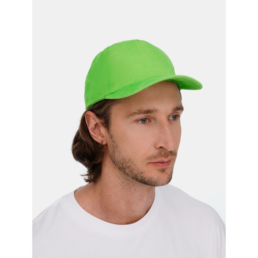 Бейсболка Long Beach, зеленое яблоко