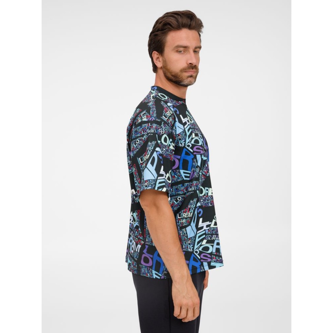 Футболка из бифлекса Morfiss с полной запечаткой на заказ, размер XS/S