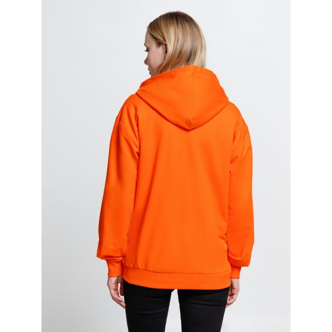 Толстовка на молнии с капюшоном Siverga, оранжевая, размер XS