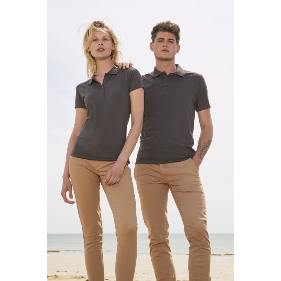 Рубашка поло мужская Prescott men 170 черная, L