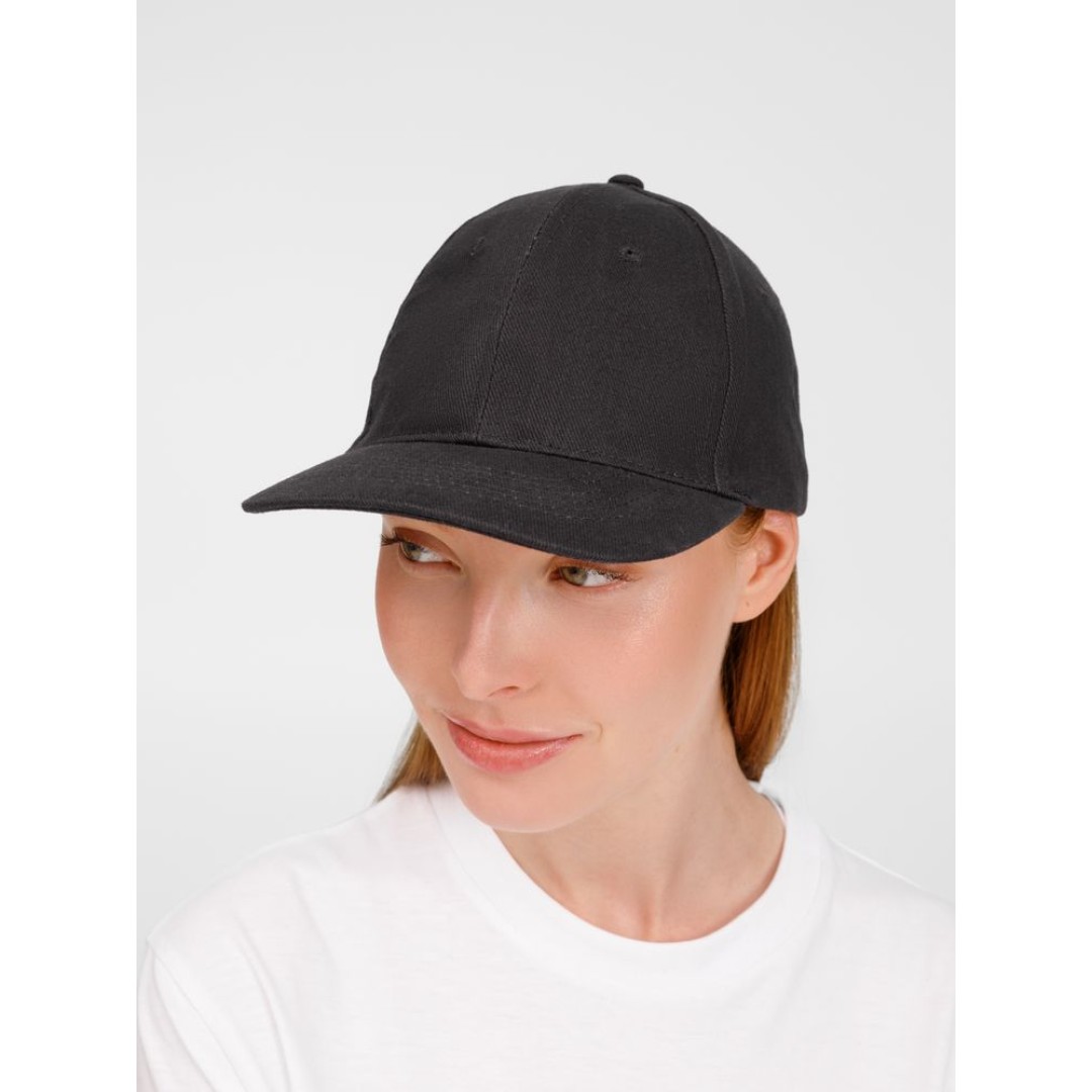 Бейсболка Buffalo, темно-серая (графит)