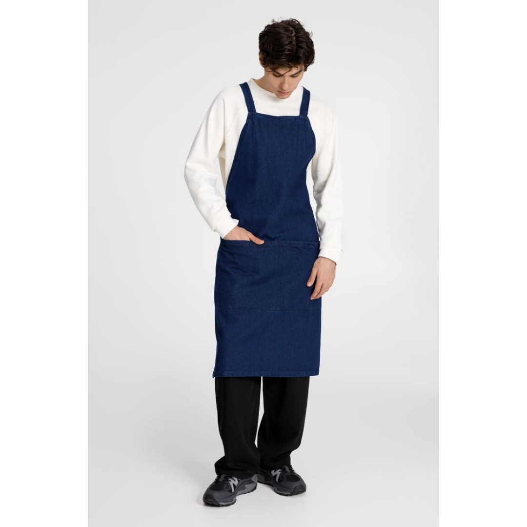 Фартук джинсовый E2, синий