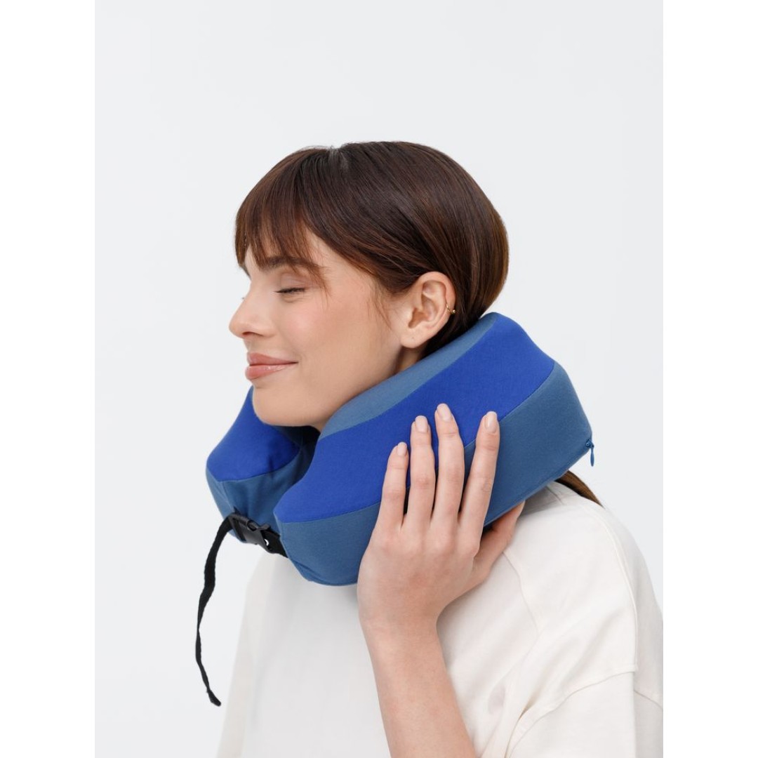 Дорожная подушка Piligrim, синяя