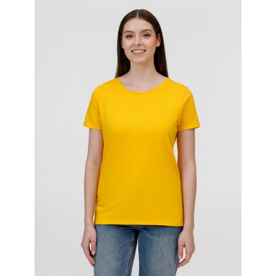 Футболка женская E190 желтая