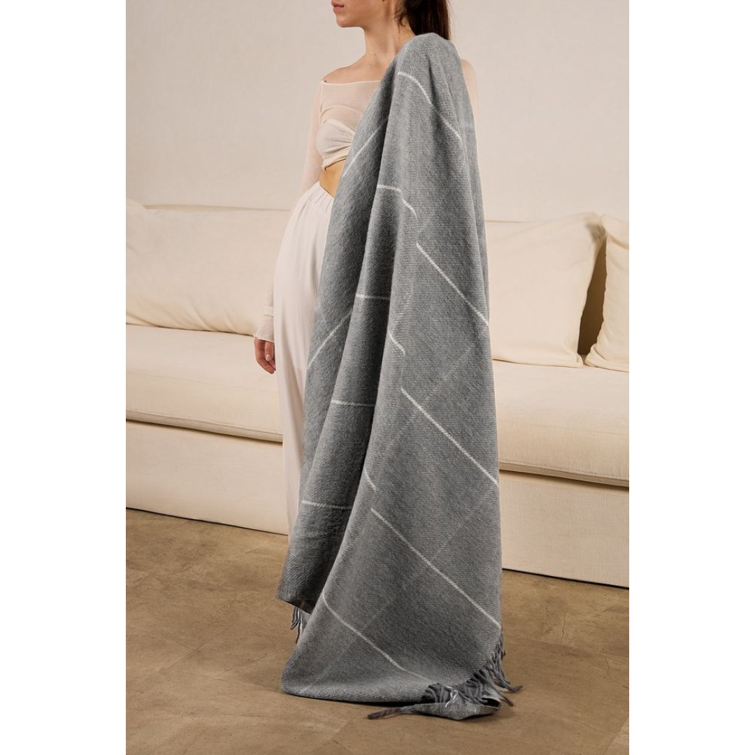 Плед «Шамони», серый