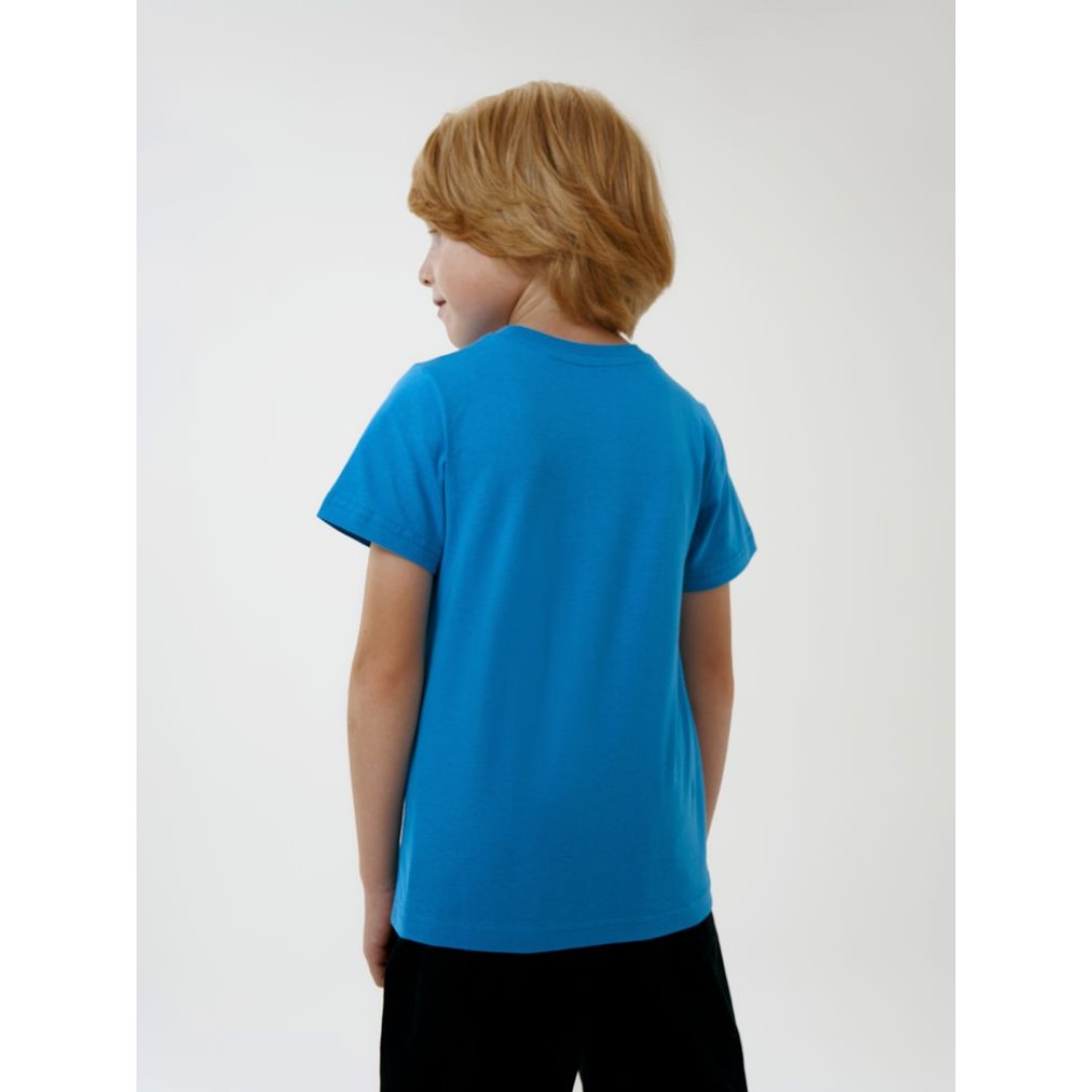 Футболка детская T-Bolka Kids, бирюзовая, 6 лет