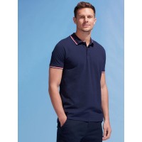 Рубашка поло мужская Prestige Men темно-синяя, S