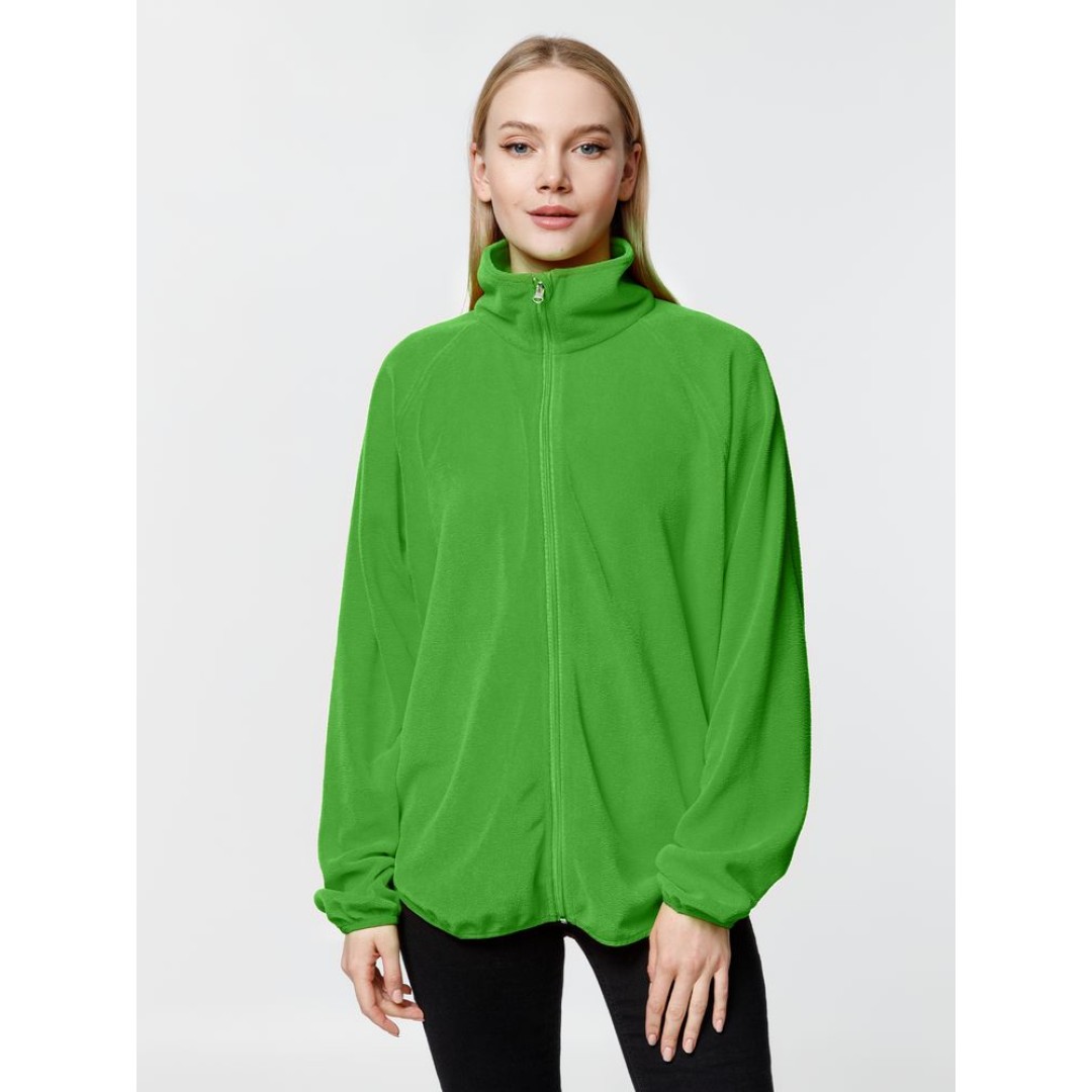 Куртка флисовая унисекс Fliska, зеленое яблоко, размер XS/S