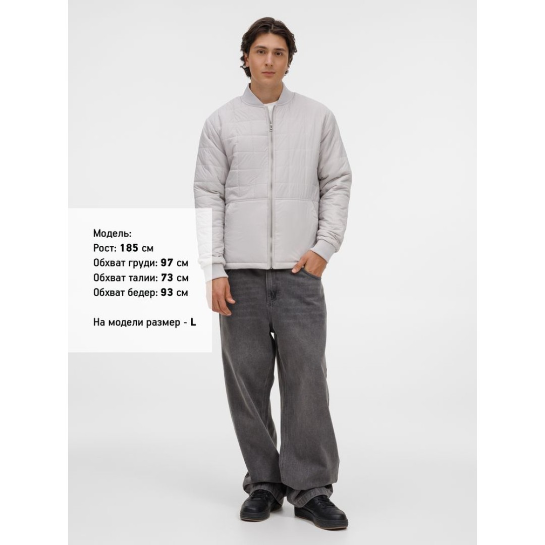 Куртка унисекс Warmbridge, светло-серая