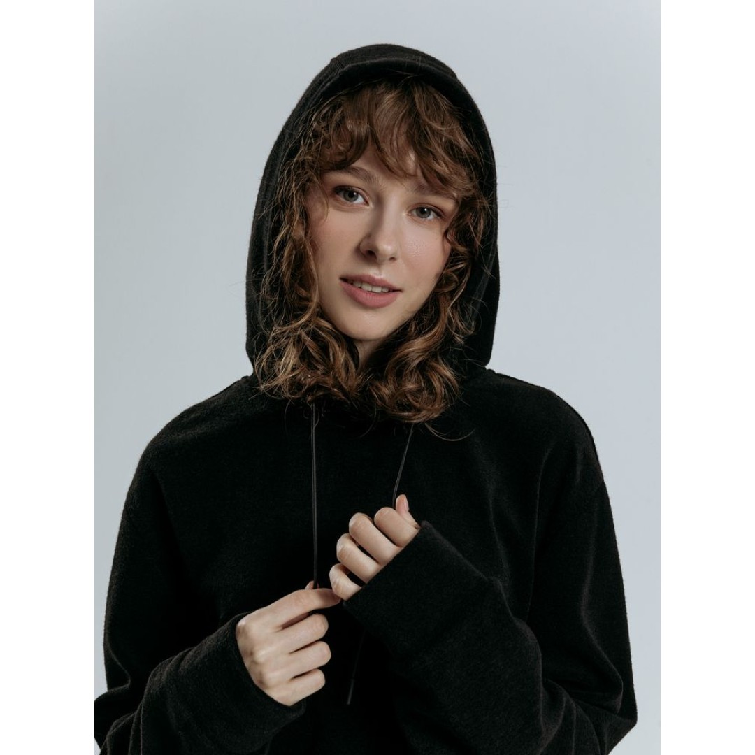 Худи унисекс Prima Vista, черное, размер S