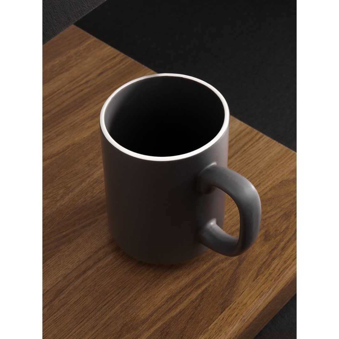 Кружка Mugful, темно-серая (графитовая)