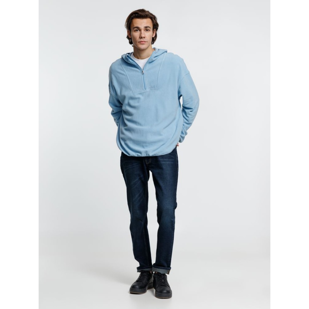 Анорак флисовый унисекс Fliska, голубой