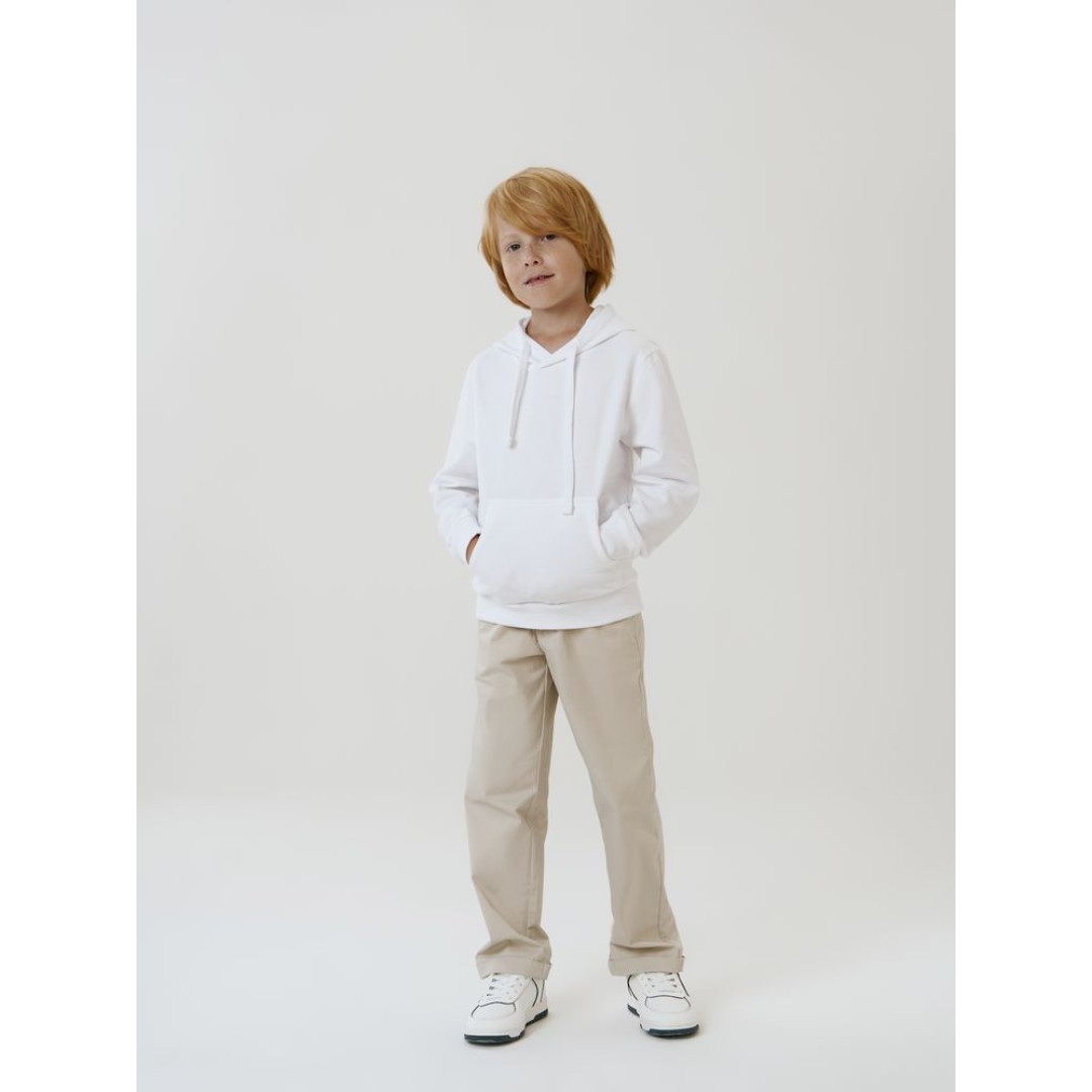 Худи детское Kirenga Kids 2.0, белое, 6 лет