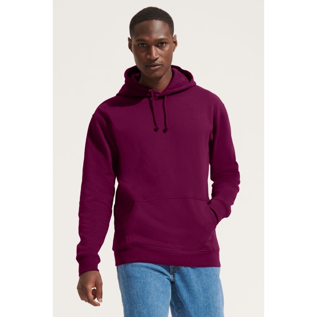 Худи унисекс Condor, фиолетовое (сливовое), размер XXL