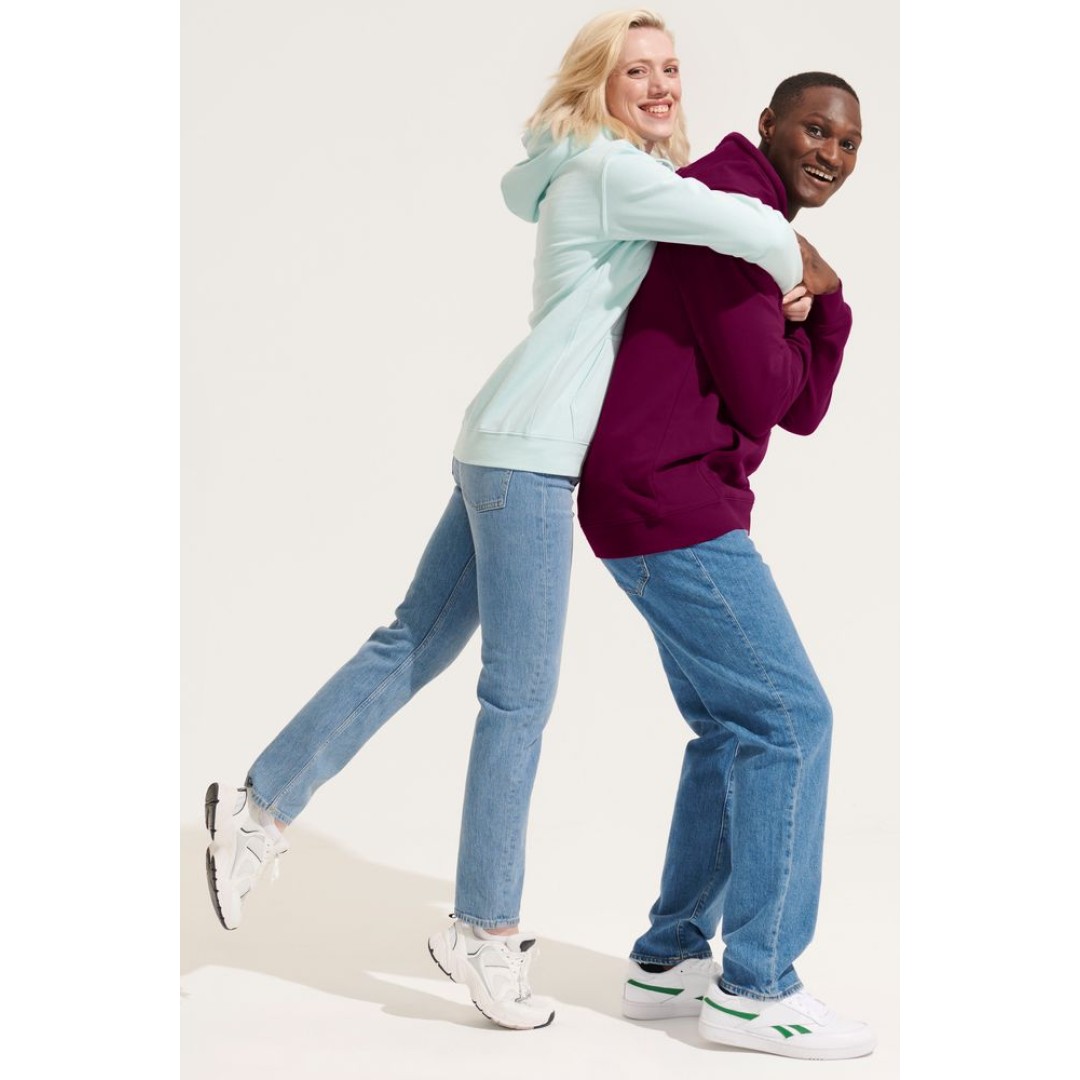 Худи унисекс Condor, фиолетовое (сливовое), размер XXL