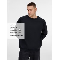 Свитшот унисекс Sinkopa, черный, размер XS/S