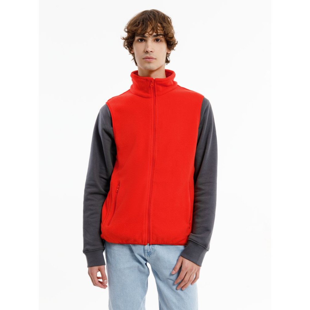 Жилет флисовый унисекс Nesse, красный, размер XS/S
