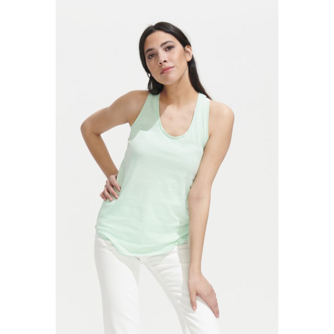 Майка женская Moka 110, оранжевая, XS