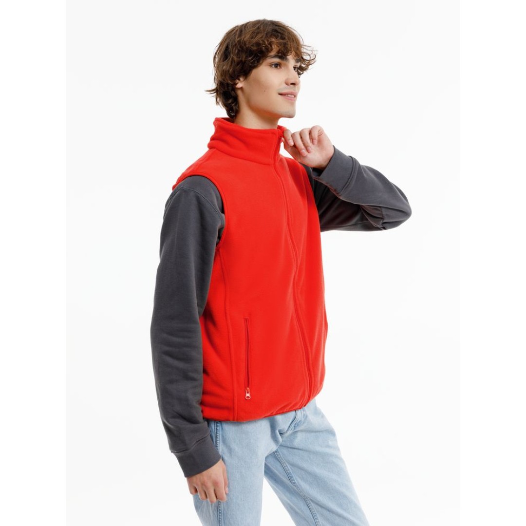 Жилет флисовый унисекс Nesse, красный, размер XS/S