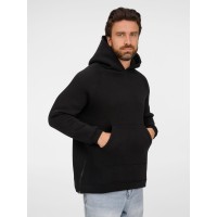 Худи унисекс оверсайз Easy Street, черное, размер XS/S