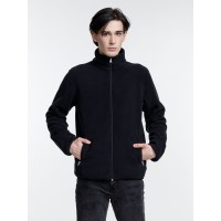 Куртка флисовая унисекс Nesse, черная, размер XS/S