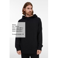 Худи унисекс H5, черное, размер XS/S