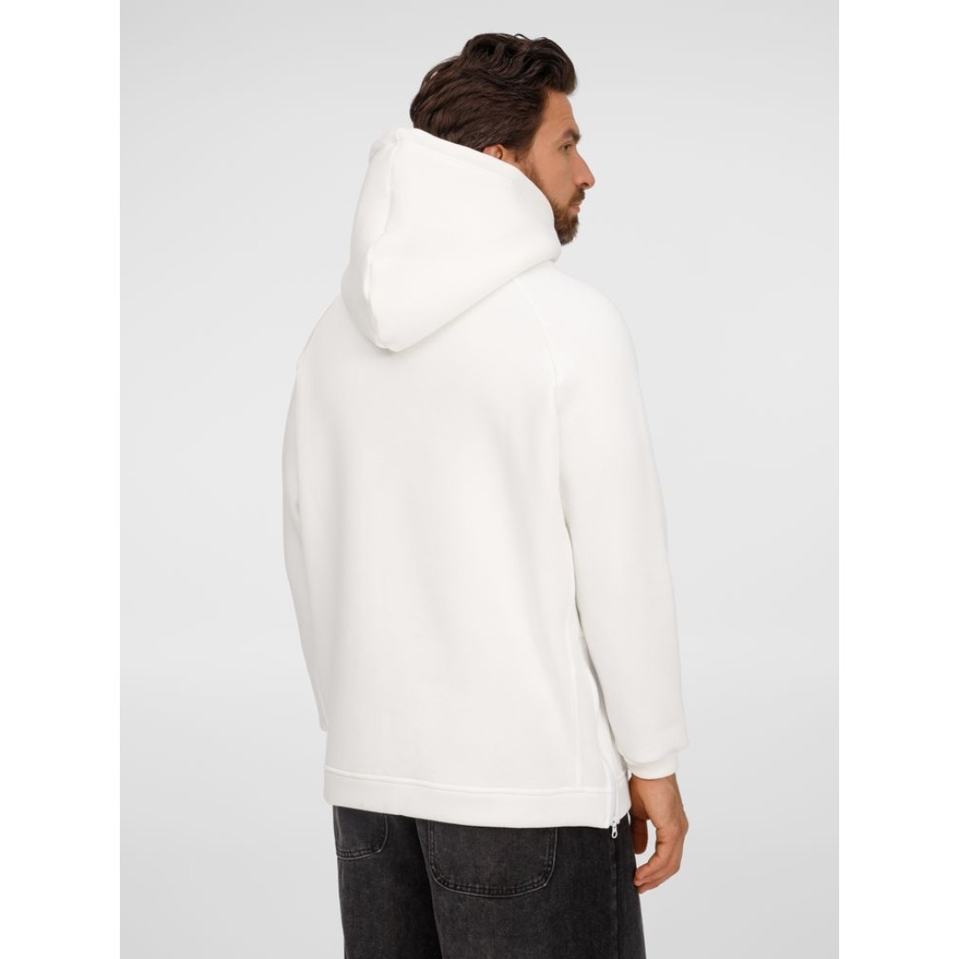 Худи унисекс оверсайз Easy Street, молочно-белое, размер XS/S