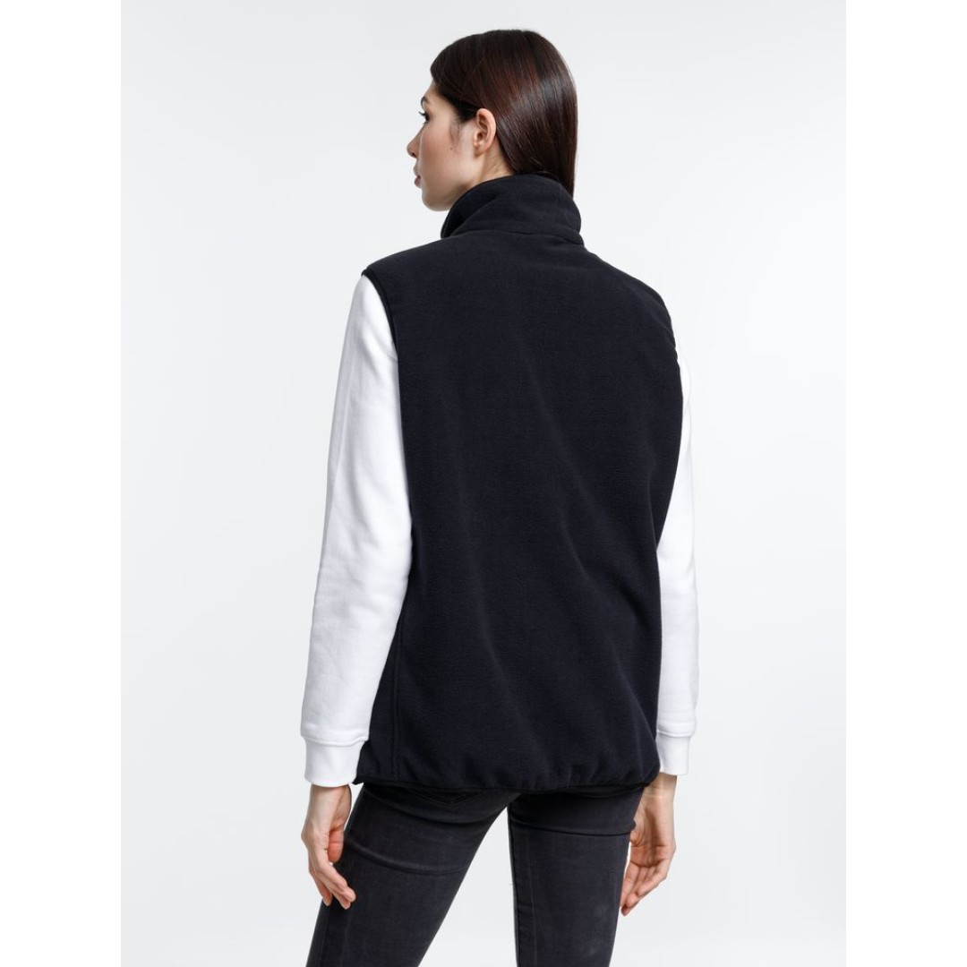 Жилет флисовый унисекс Nesse, черный, размер XS/S