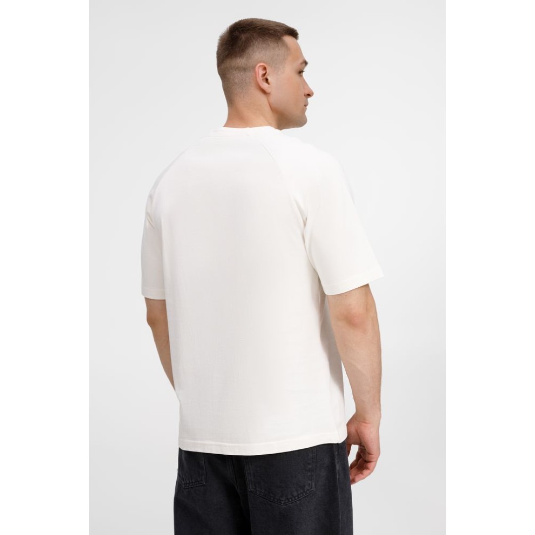 Футболка оверсайз унисекс Avenu, молочно-белая, размер XS/S