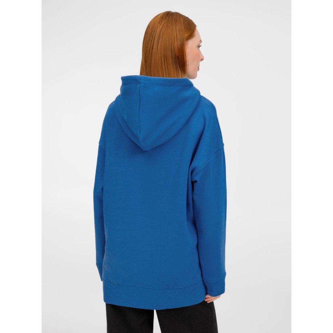 Худи оверсайз унисекс Tolla, синее (джинс), размер XS/S