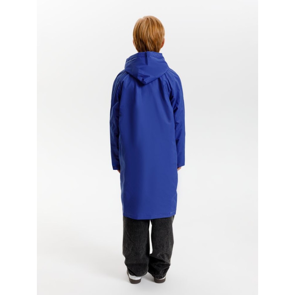 Дождевик детский RainDrop Kids, ярко-синий, 8 лет (рост 118-128)